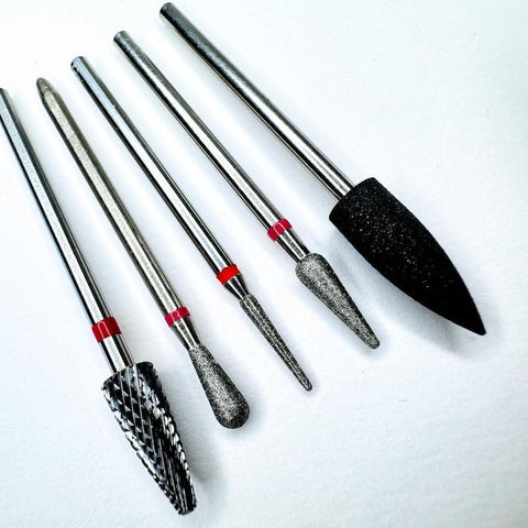 Pedicure nail bit set for professionals